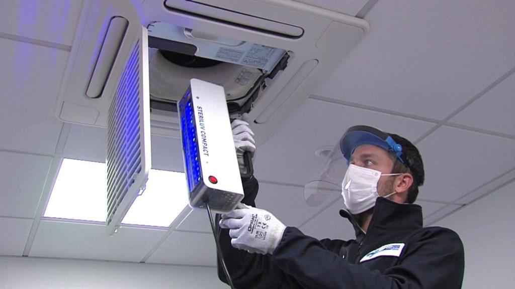SterilUV Compact - Désinfection UV d'une climatisation.